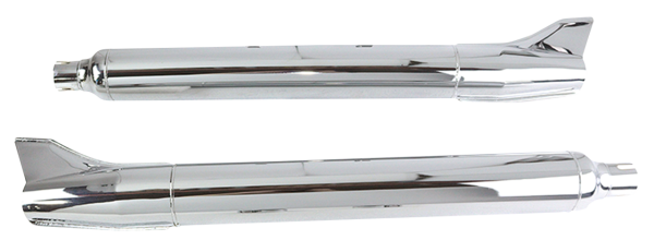 1961 Style Fishtails Chrome FLT95-17 (ES)