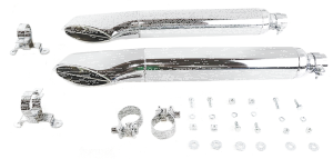 1968 Style Turn-Outs Chrome FLT95-16 (ES)