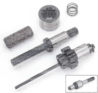 Starter Shaft Assembly for 66T ring gear (ES)