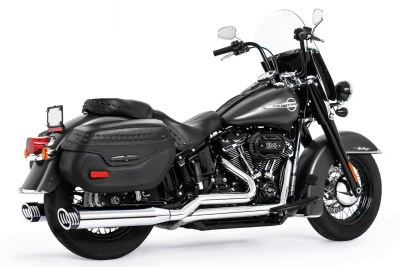 4" RACING TRUE-DUALS ST18-up Ch/Bk