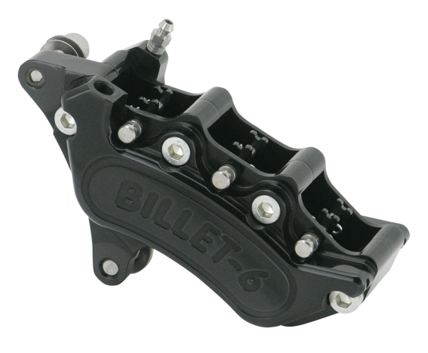 Billet 6 caliper 11.5" single 84-99Blk (ES)