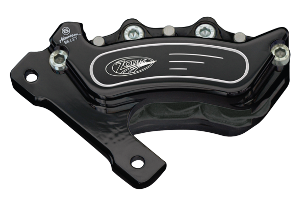 Blk Billet-6 Caliper, fits Fat Bubba L/H (ES)
