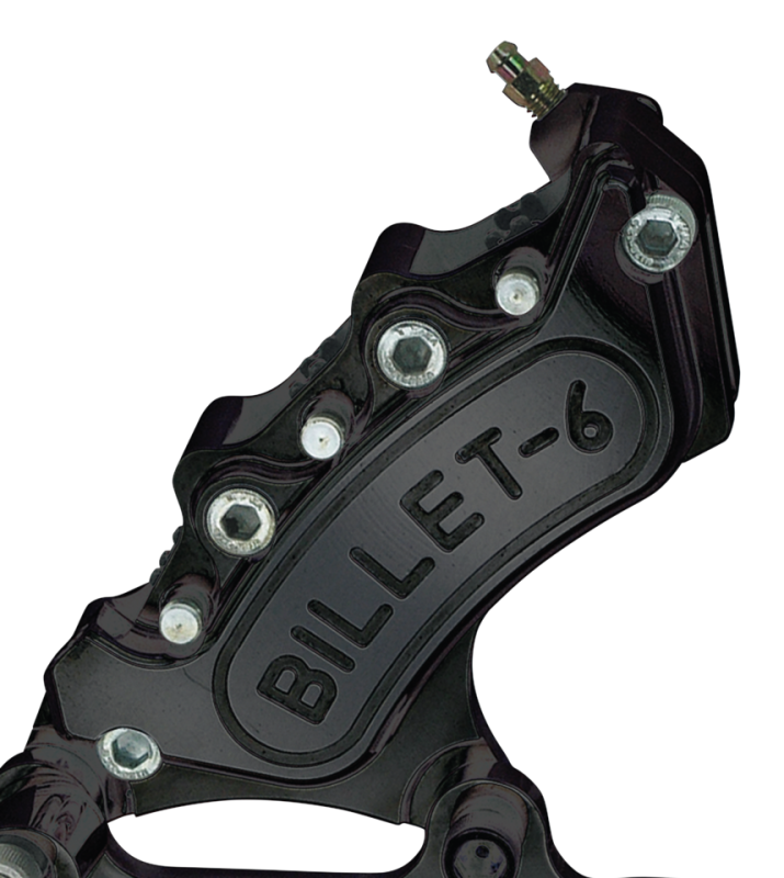Billet 6 Calipers rear XL84-03 black (ES)