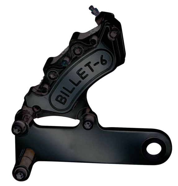 Billet 6 Calipers rear XL84-03 black (ES)
