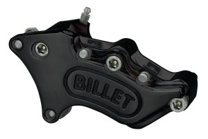 Billet 4 RH front caliper 00-up Black (ES)