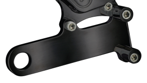 Billet RR Caliper bracket FLH/T84-99 Blk (ES)