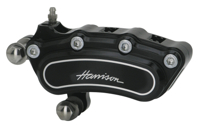 Billet Slim L/H 6 piston fr 00-up black (ES)
