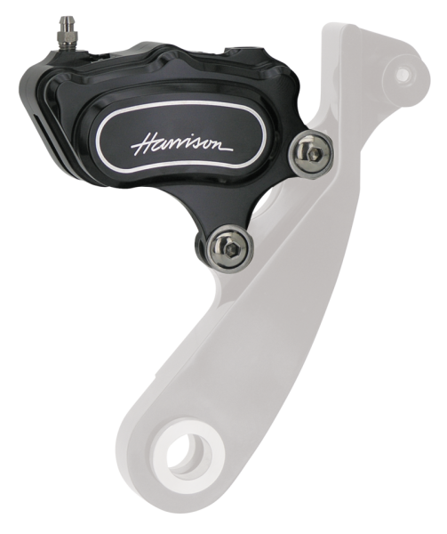 Billet Slim 4 piston rear caliper Black (ES)