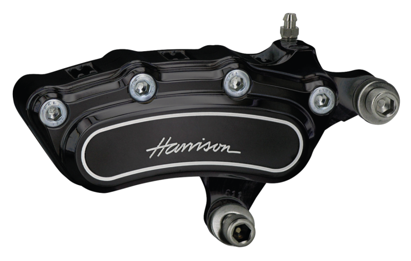 Billet Slim R/H 6 piston fr 84-99 black (ES)
