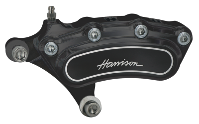 Billet Slim R/H 6 piston fr 84-99 black (ES)