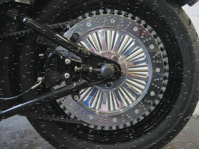 Harrison pulley brake 70Tx1-1/8" black (ES)