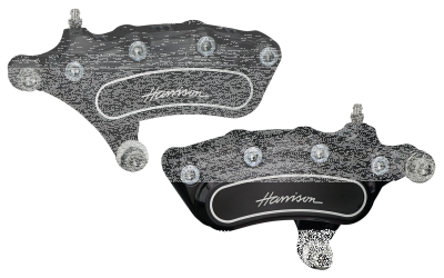 Slimline 6 front calipers 84-99 Black (ES)