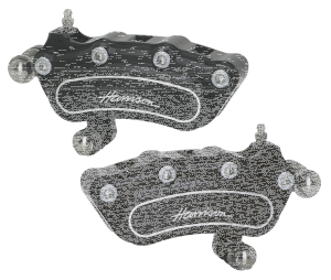 Slimline 6 front calipers 00-up Black (ES)