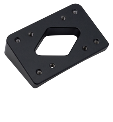 Rear fender licenseframe mount thick blk (ES)