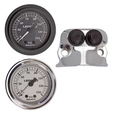Legend PSI Gauge black for fairingmount (ES)