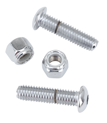 FOOT PEG BOLT KIT, CHROME (ES)