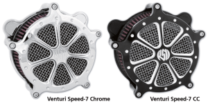SPEED 7 AIR CLEANER CHROME XL91-UP (ES)