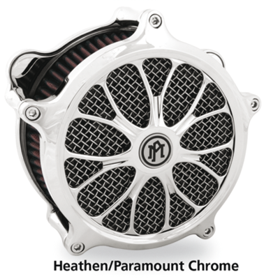 PM aircleaner cover Heathen Chrome