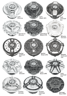 RSD FUEL GAUGE REPL CAP TECH Chrome (ES)