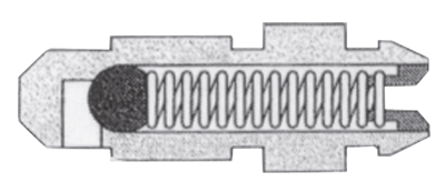Speedbleeder 1/4-28 zinc plated (ES)