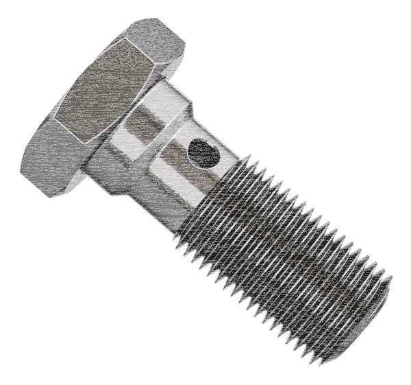 Banjobolt long 3/8" stainless (ES)