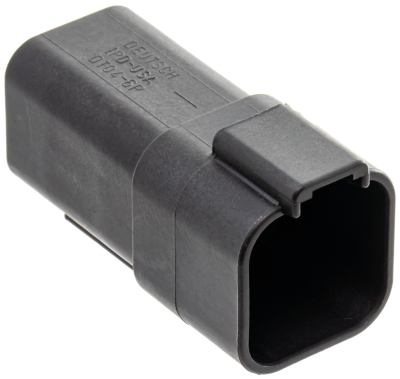 6 Pole black pin housing