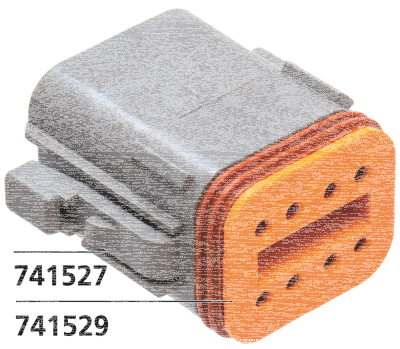 Wedge for 8 pole socket housing (ES)