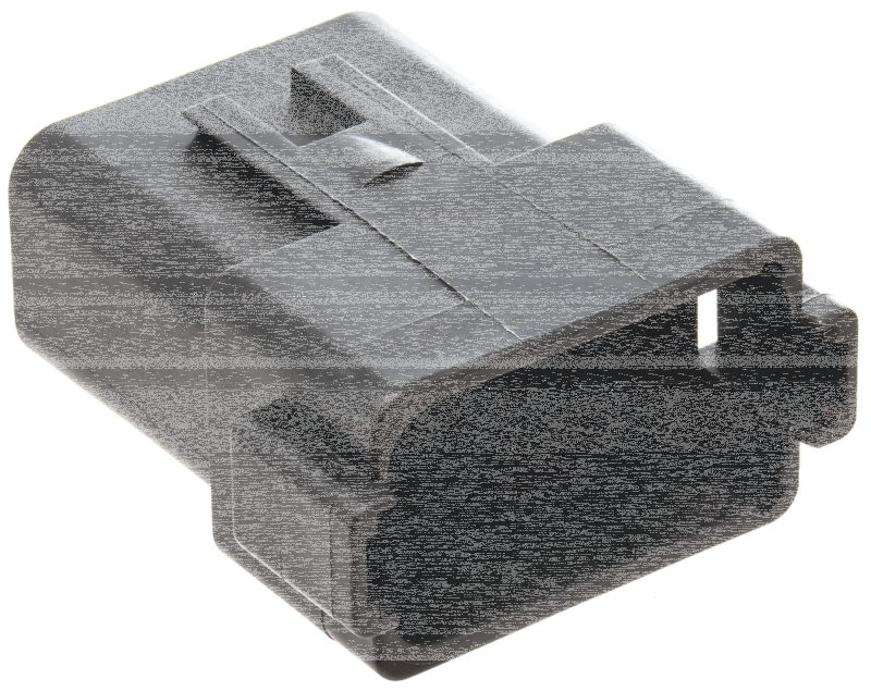 12 Pole black pin housing (ES)
