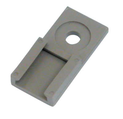 Grey mounting bracket 2-3-4-6-12 pole re (ES)