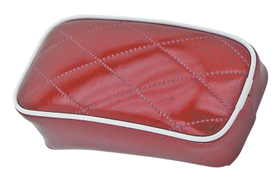 Pillion pad small uni mount Red flake (ES)