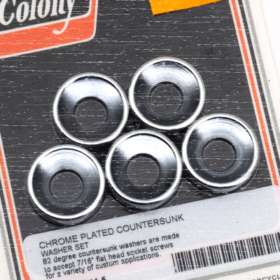Companion Countersunk Chr washer 7/16",5 (ES)