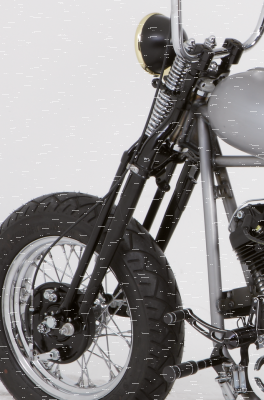 Springer fork 45CI black w/chrome spring (ES)