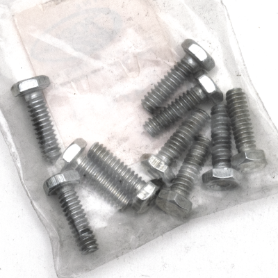 10Pck hex bolt No. 10-24x5/8" UNC zinc (ES)
