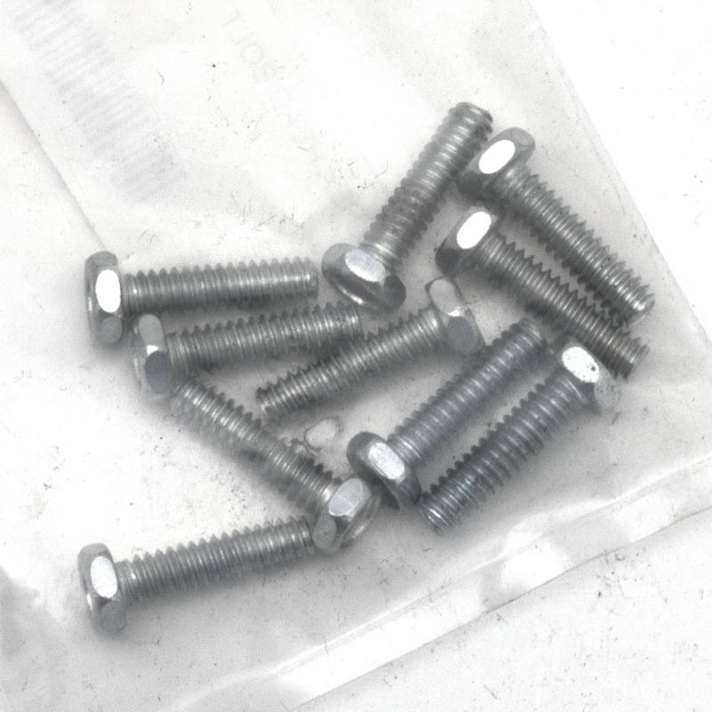 10pck hex bolt No. 10-24x3/4" UNC zinc (ES)