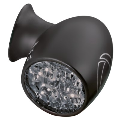 Kellermann Bullet Atto Blk dark LED turn (ES)