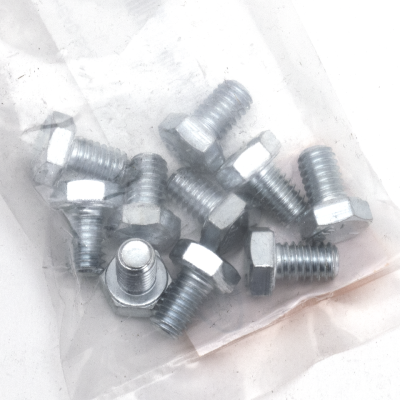 10pck hex bolt 5/16-18x1/2" UNC zinc