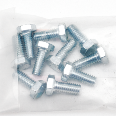 10pck hex bolt 5/16-18x3/4" UNC zinc