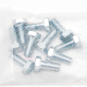 10pck hex bolt 5/16-18x3/4" UNC zinc (ES)