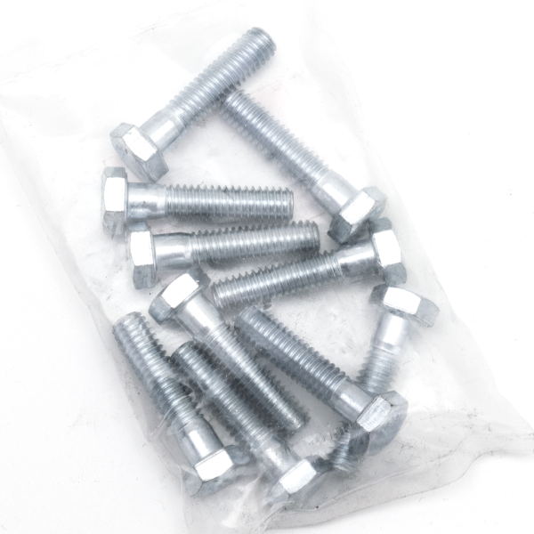 10pck hex bolt 5/16-18x1-3/8" UNC zinc (ES)