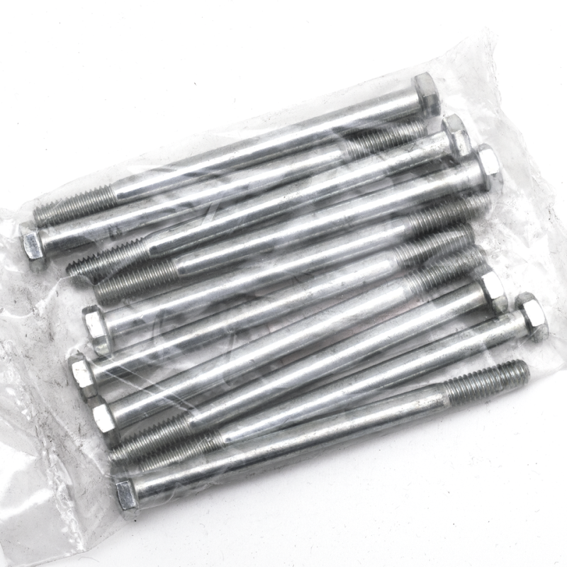 10pck hex bolt 5/16-18x4-1/2" UNC zinc (ES)