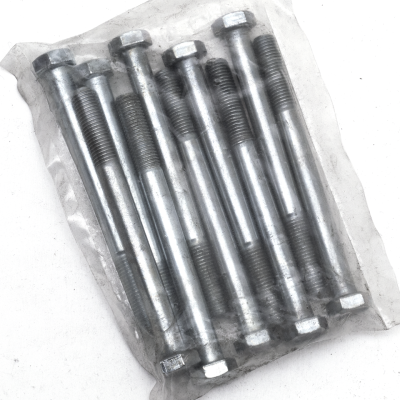 10pck hex bolt 5/16-24x3-1/2" UNF zinc (ES)