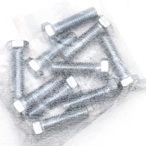 10pck hex bolt 3/8-16x1-3/8" UNC zinc (ES)