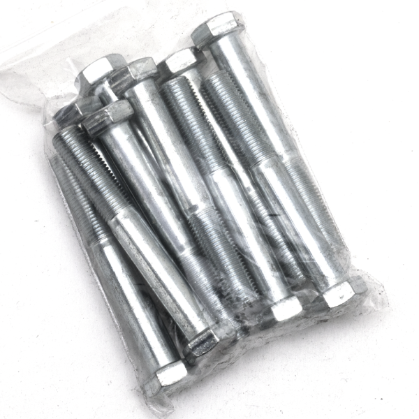 10pck hex bolt 3/8-24x2-3/4" UNF zinc (ES)