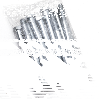 10pck hex bolt 3/8-24x4" UNF zinc (ES)