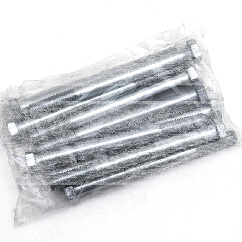 10pck hex bolt 3/8-24x4-1/4" UNF zinc (ES)