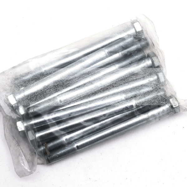 10pck hex bolt 3/8-24x4-1/2" UNF zinc (ES)