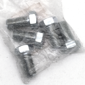 5pck hex bolt 7/16-20x7/8" UNF zinc (ES)