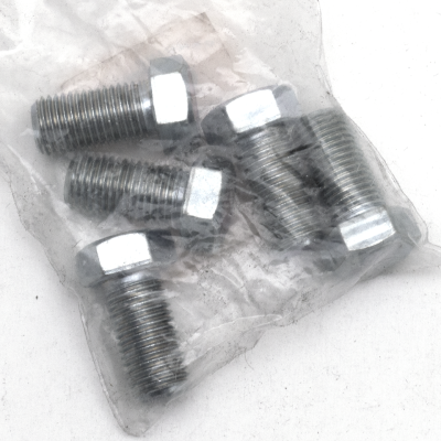 5pck hex bolt 7/16-20x7/8" UNF zinc (ES)