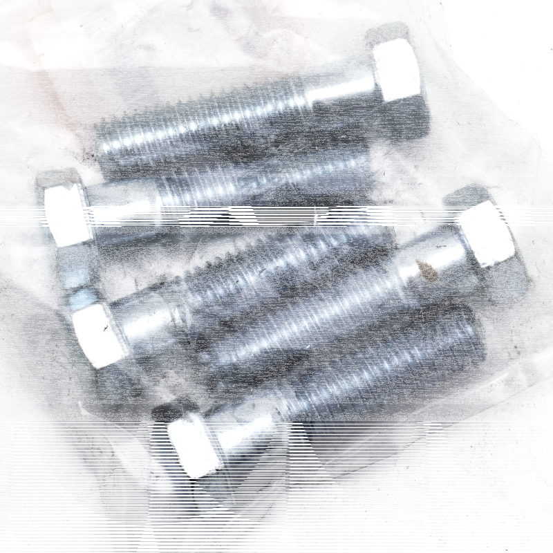 5pck hex bolt 1/2-13x2" UNC zinc (ES)