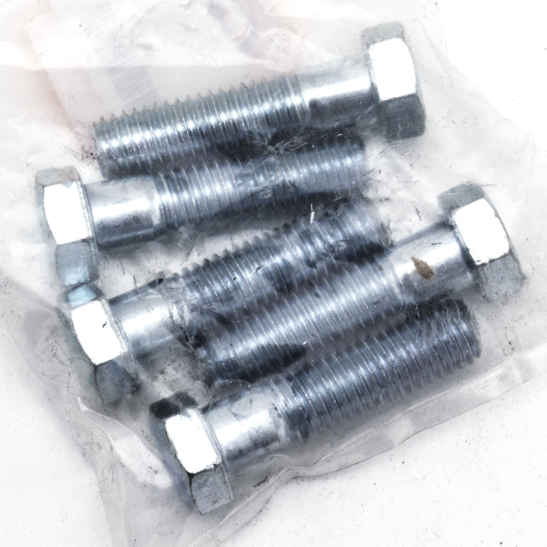 5pck hex bolt 1/2-13x2" UNC zinc (ES)